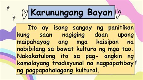 Halimbawa Ng Karunungang Bayan: Kahulugan At .